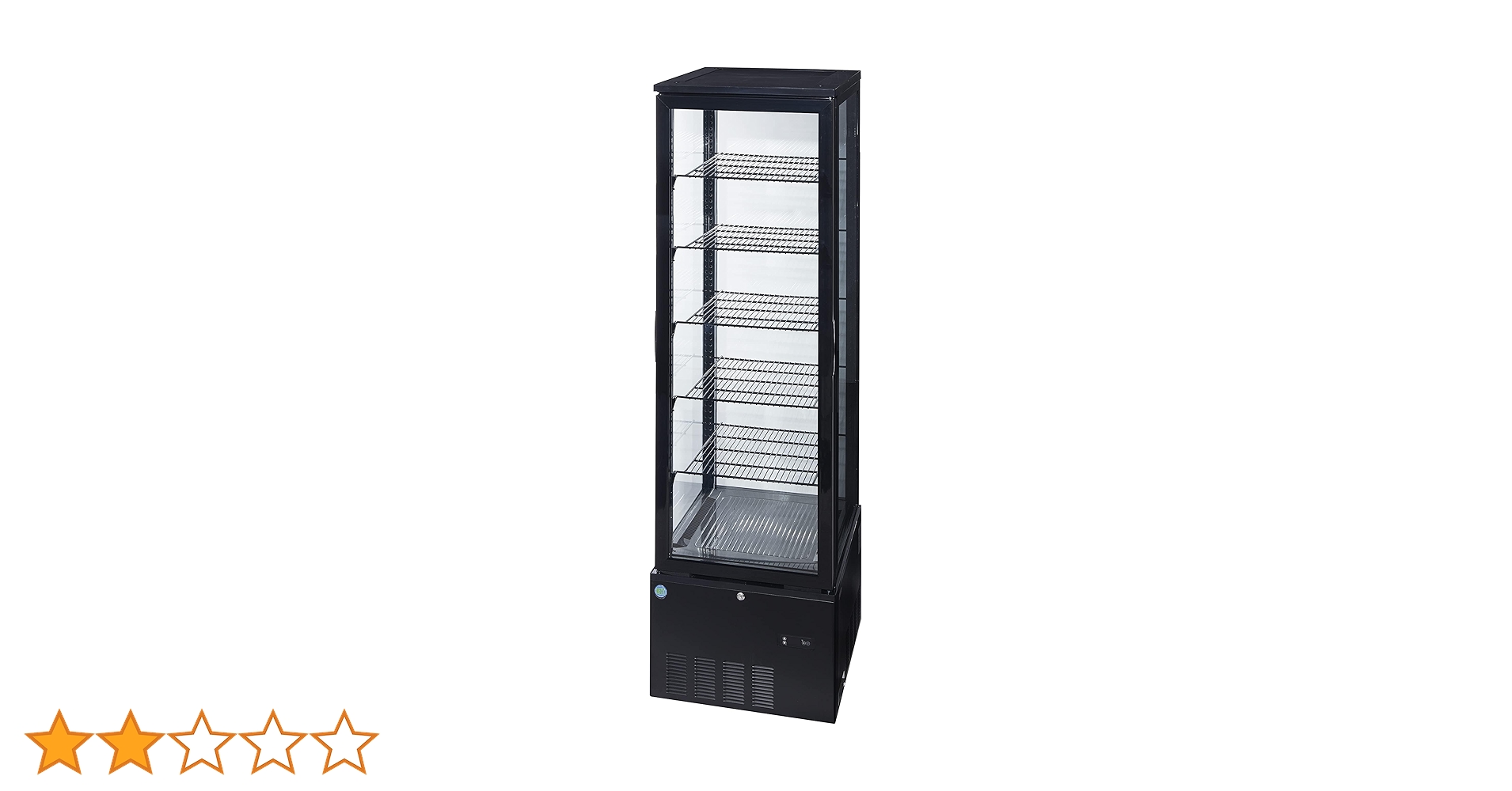 Amazon | 業務用(ジェーシーエム)RIT 4面ガラス冷蔵 ショー